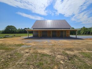 Custom Metal Siding Horse Barn Exterior Stall View Asheboro NC