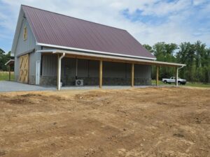 Side Exterior Custom Horse Barn Asheboro NC