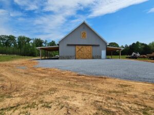 Front Exterior Custom Horse Barn Asheboro NC