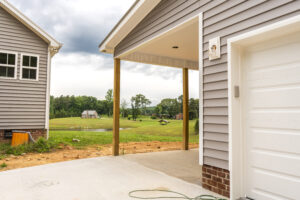 Custom Garage Studio Apartment Exterior Siding to Match Existing House Troy NC