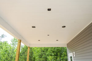 Custom Garage Studio Apartment Exterior Lighting Troy NC