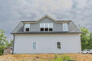 Custom Lake Garage Apartment Rear View New London NC