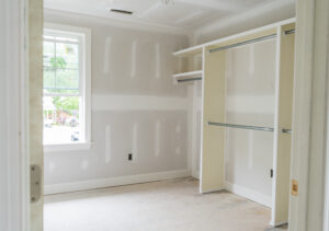 Custom Lake Garage Apartment Closet Trim Out New London NC