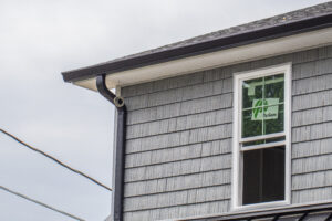 Custom Lake Garage Apartment Gutter Detail New London NC