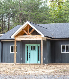 Custom Build Slab on Grade Front Door Detail Franklinville NC