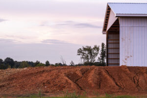 Custom Pole Barn Rear View Sophia NC