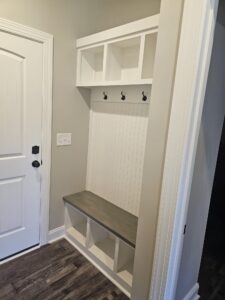 Custom Mudroom Hangers and Cubbies Seagrove NC