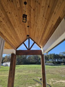 Custom Front Porch Rough Cut Detail Seagrove NC